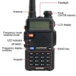 Walkie Talkie Baofeng UV-5R 8W con Pinganillo Auricular y Radio Dual Band VHF/UHF