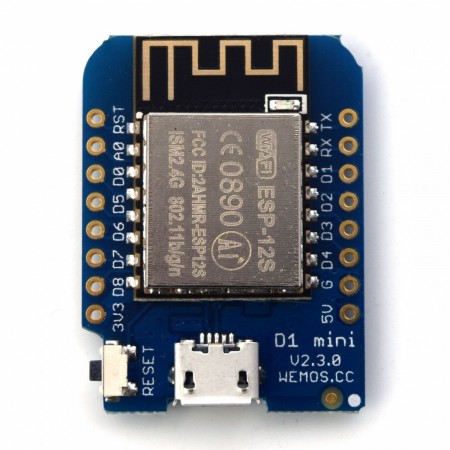 Wemos D1 Mini NodeMcu WIFI ESP8266 Placa de desenvolvimento IoT Arduino ESP8266 ARDUINO  4.40 euro - satkit