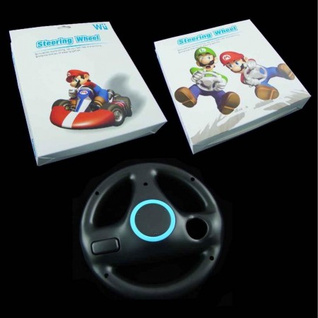 Wii Racing wheel (ZWART) ACCESSORIES Wii  2.75 euro - satkit