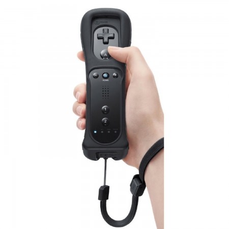 WIIMOTE eingebaut in wii motion plus BLACK Wii CONTROLLERS  12.35 euro - satkit