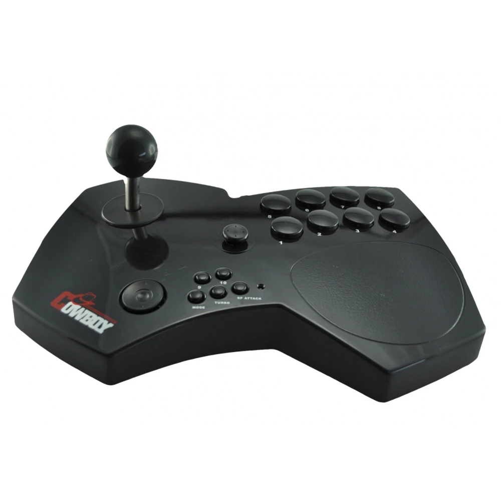 Wrestle Fighting Stick para PS2, PS3 y PC USB - Control Arcade Ergonomico