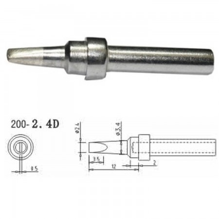 Mlink S4 MOD 200-2,4D Replacement soldering iron tips Soldering iron tips Mlink 2.00 euro - satkit