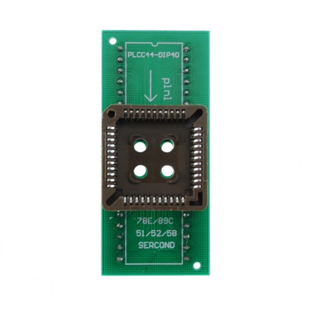 Zócalo programador PLCC44 a DIP40 compatible con programadores satkit