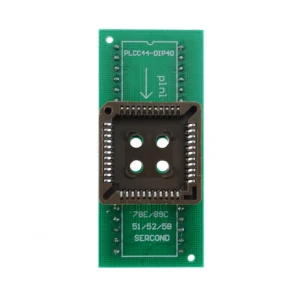 Zócalo programador PLCC44 a DIP40 compatible con programadores satkit
