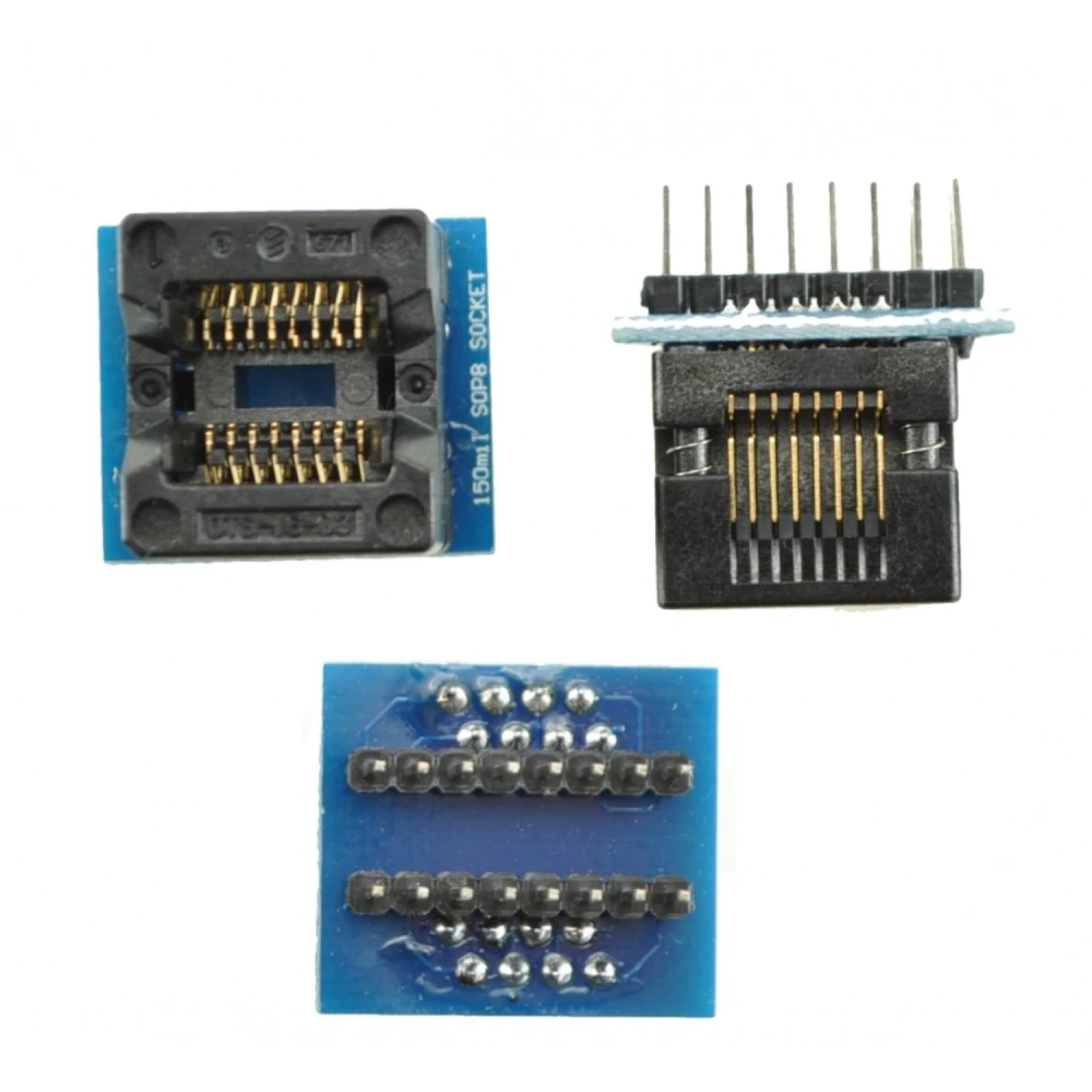 Zócalo programador SOP16 a DIP16 fácil inserción MOD-150MIL Satkit